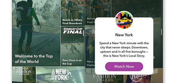 Snapchat Discover Redesign